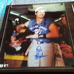 Pat Border 1992 World Series MVP Plaque